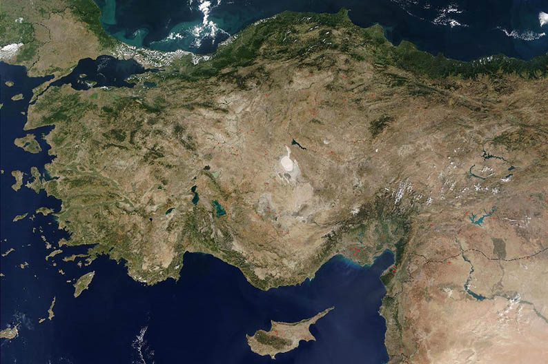 You are currently viewing TURKEY’S GEOGRAPHICAL FEATURES
